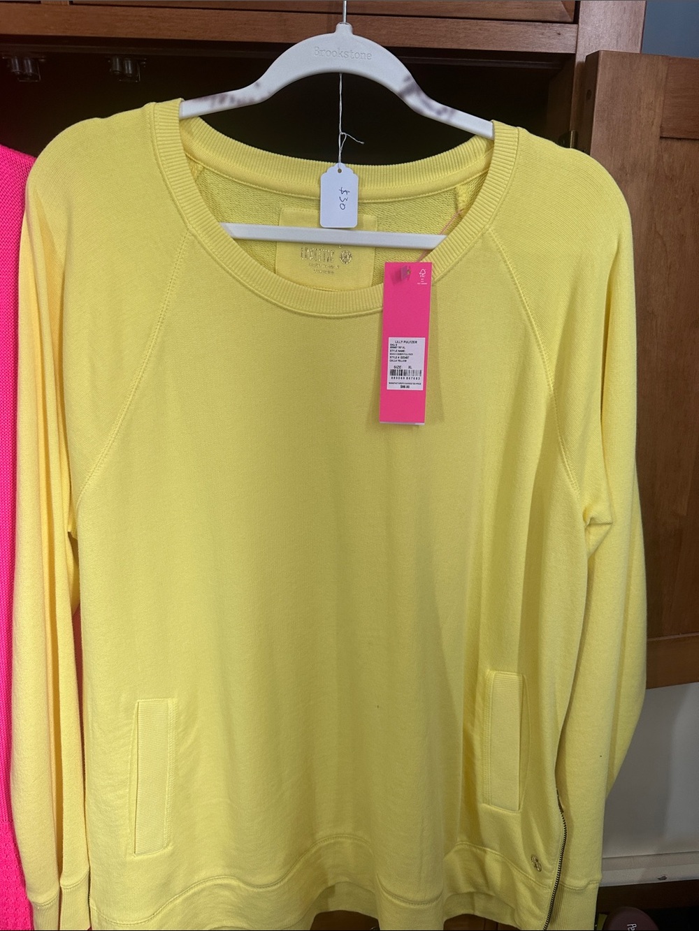 Lilly Pulitzer Yellow Crewneck Pullover